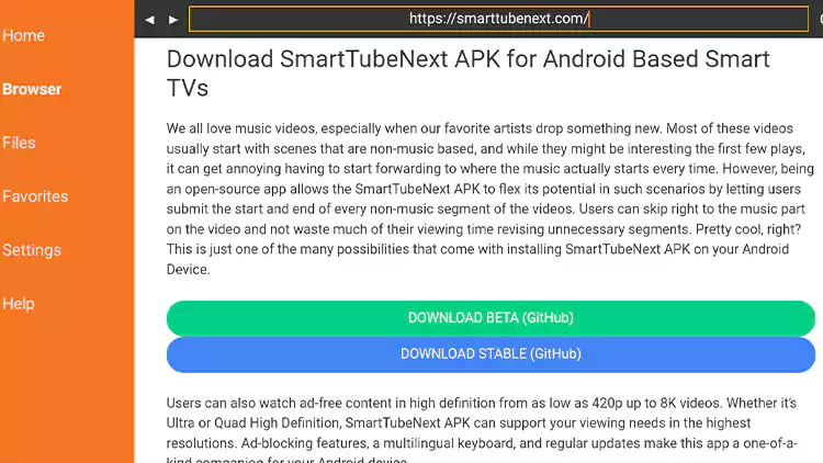 smarttubenext-official-download-links